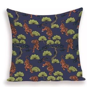 Tiger Pillow Sham Cover NWT